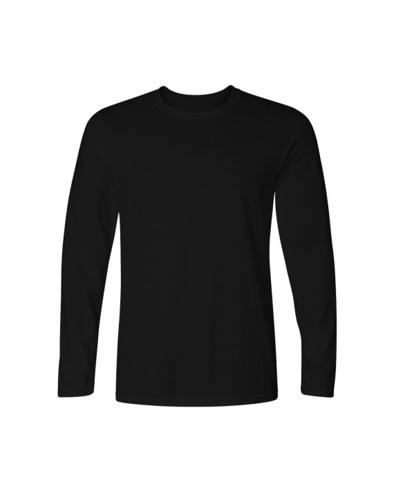 Black Full Sleeve Plain Adults T-Shirt