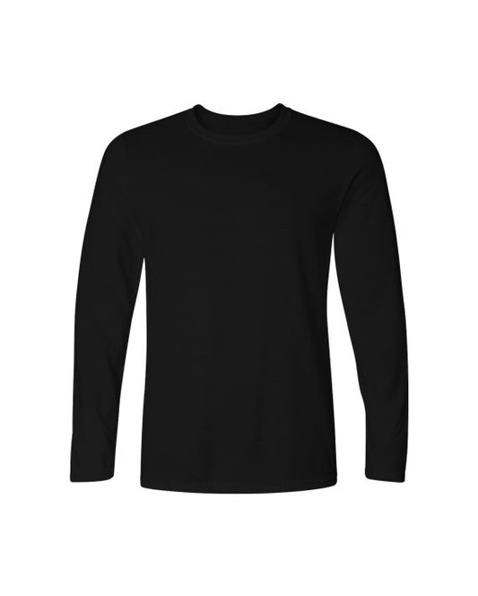 Black Full Sleeve Plain Adults T-Shirt