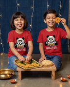 Chakli Chor Panda - Red - Unisex Kids T-shirt
