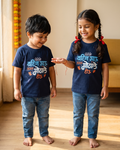 Chotese Bahin Bhau - Navy Blue - Unisex Kids T-shirt
