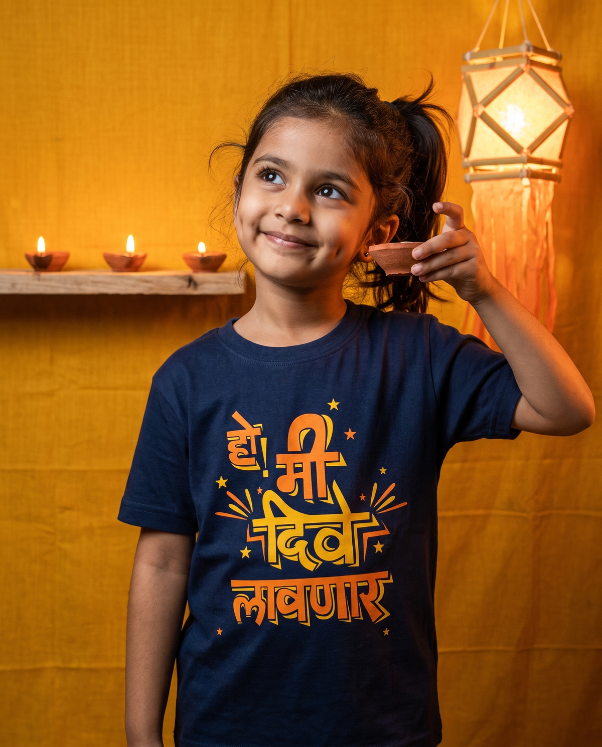 Me Dive Lavnar - Navy Blue - Unisex Kids T-shirt