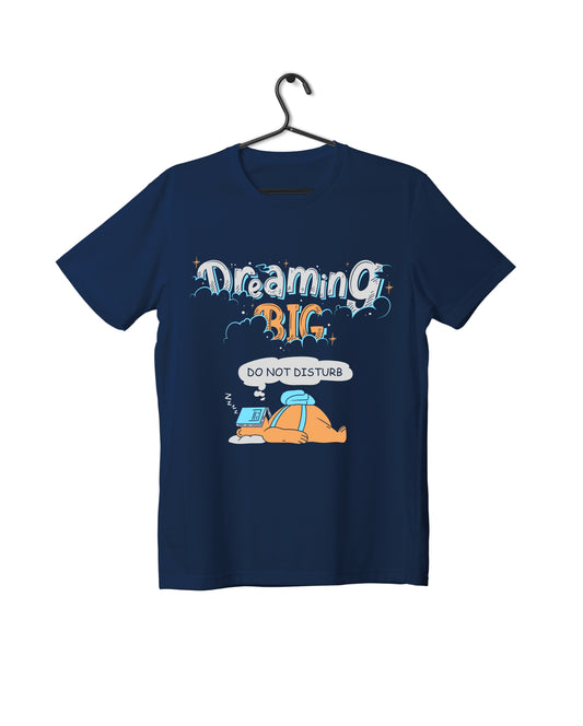 Dreaming Big – Navy Blue - Kids Unisex T-shirts