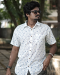 Elephant Shades - Sanganeri Print - Men’s Pure Cotton Regular Shirt