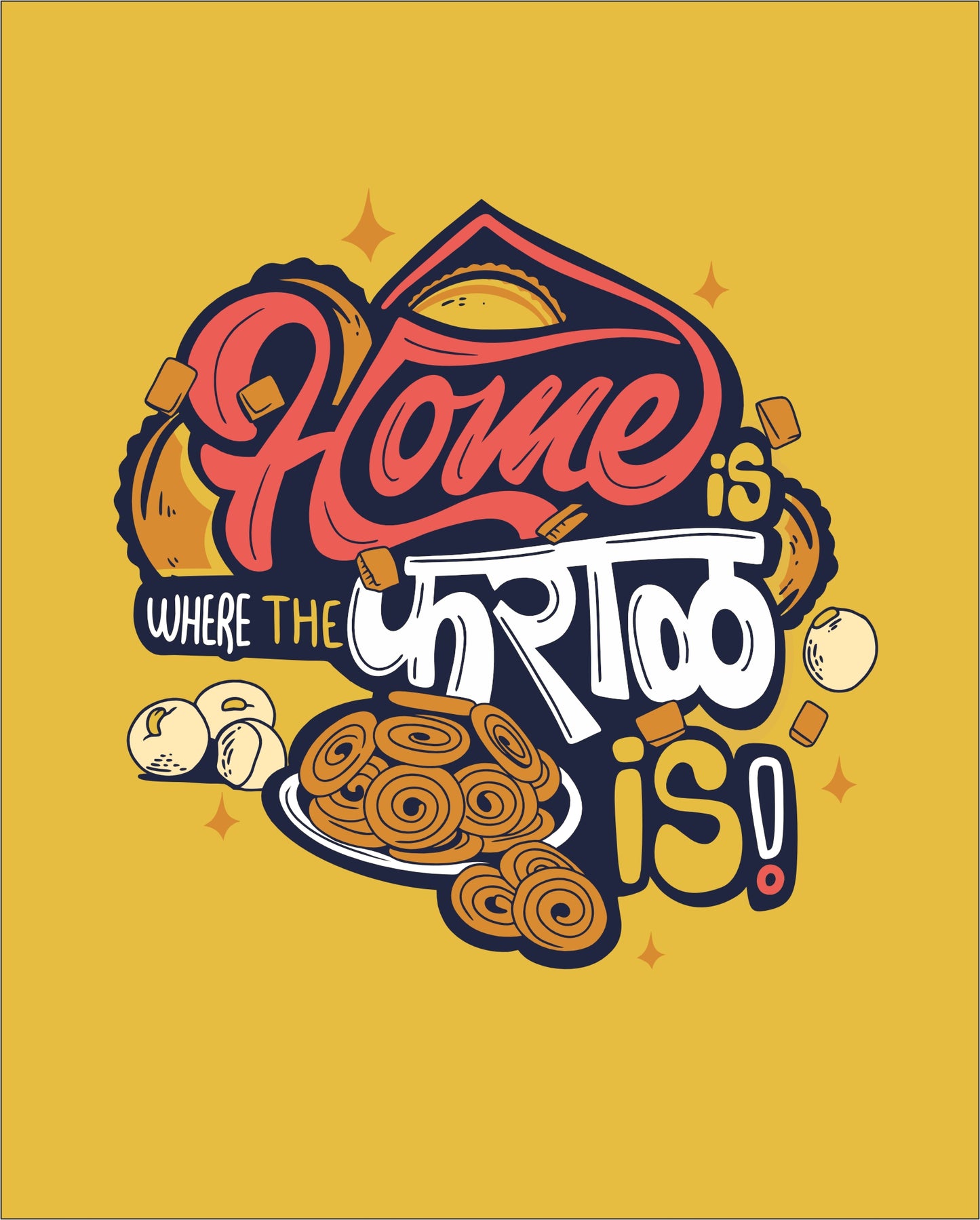 Faral is Home - Yellow - Unisex Kids T-shirt