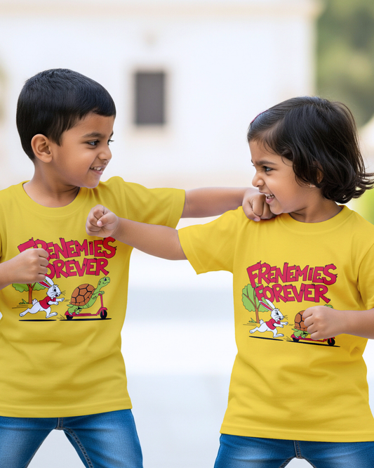 Frenemies Forever - Yellow - Unisex Kids T-shirt