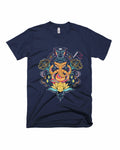 Ganesha Abstract - Navy Blue - Unisex Adults T-shirt