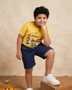 Gopalancha Mela - Yellow - Chintoo - Unisex Kids T-shirt
