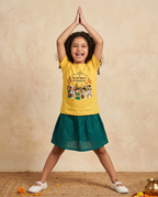 Gopalancha Mela - Yellow - Chintoo - Unisex Kids T-shirt