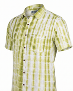 Tie & Dye - Green - Handblock Print - Men’s Pure Cotton Regular Shirt