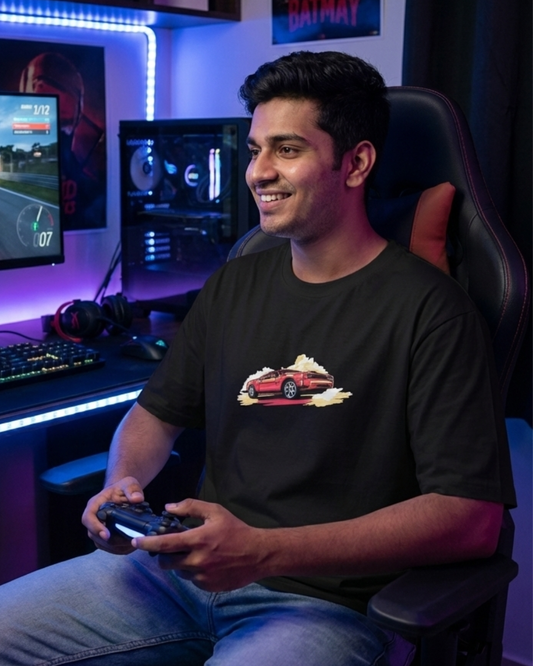 GTA6 - Black - Oversized Adults T-Shirt