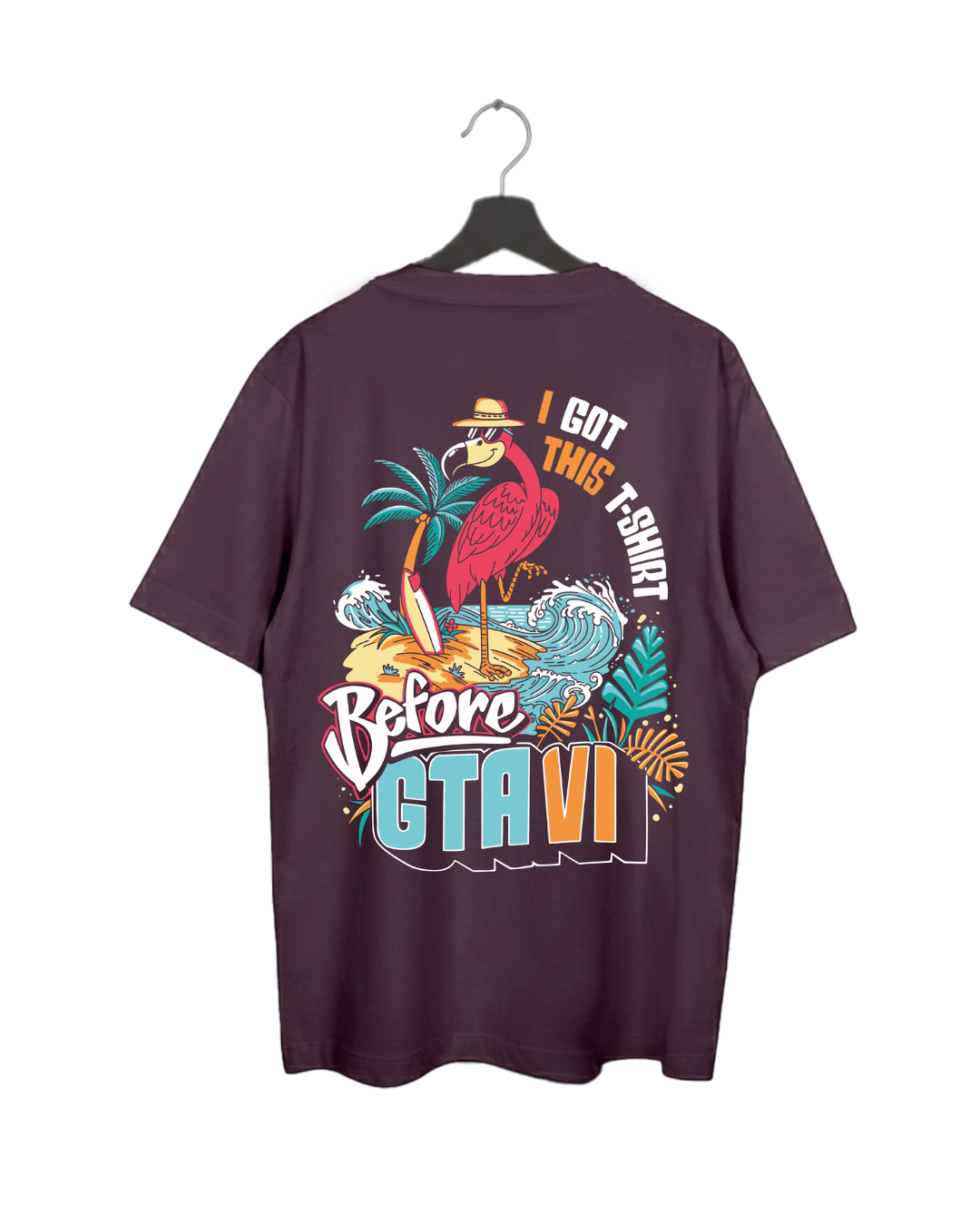 GTA6 - Grape Wine - Oversized Adults T-Shirt