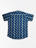Indigo Classic - Handblock Print – Men’s Pure Cotton Regular Shirt