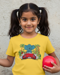 Jai Jai Car – Yellow - Kids Unisex T-shirt
