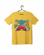 Jai Jai Car – Yellow - Kids Unisex T-shirt