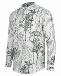 Jungle Safari - Handblock Print - Mens Pure Cotton Short Kurta