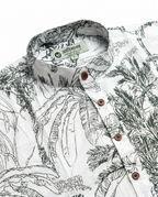 Jungle Safari - Handblock Print - Mens Pure Cotton Short Kurta