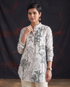 Jungle Safari - Handblock Print - Adults Pure Cotton Short Kurta
