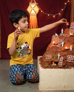 Killa Diwali - Yellow - Chintoo - Unisex Kids T-shirt
