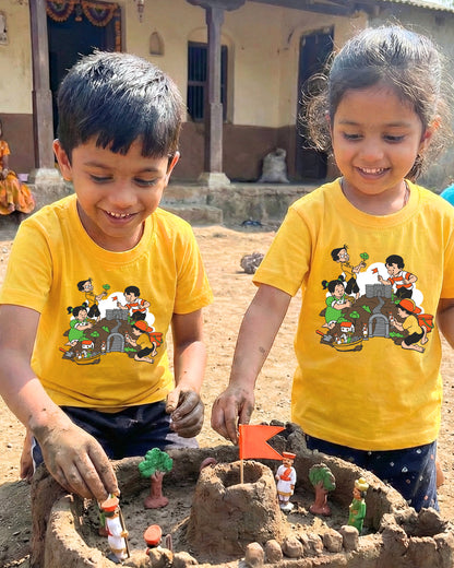 Killa Diwali - Yellow - Chintoo - Unisex Kids T-shirt