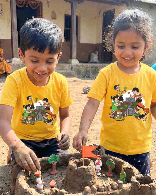 Killa Diwali - Yellow - Chintoo - Unisex Kids T-shirt