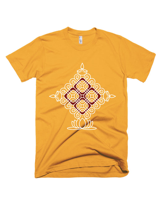 Kolam - Yellow - Unisex Adults T-shirt