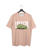 Later - Light Caramel - Minimal Oversized Adults T-Shirt