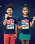 Love Fight - Navy Blue - Unisex Kids T-shirt