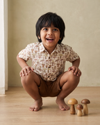 The Magic Mushroom - Kids Pure Cotton Printed Shirt
