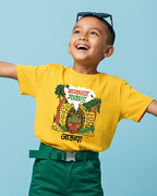 Mamachya gavala Jauya - Yellow - Unisex Kids T-shirt