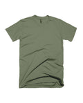 Military Green Half Sleeve Plain Adults T-Shirt