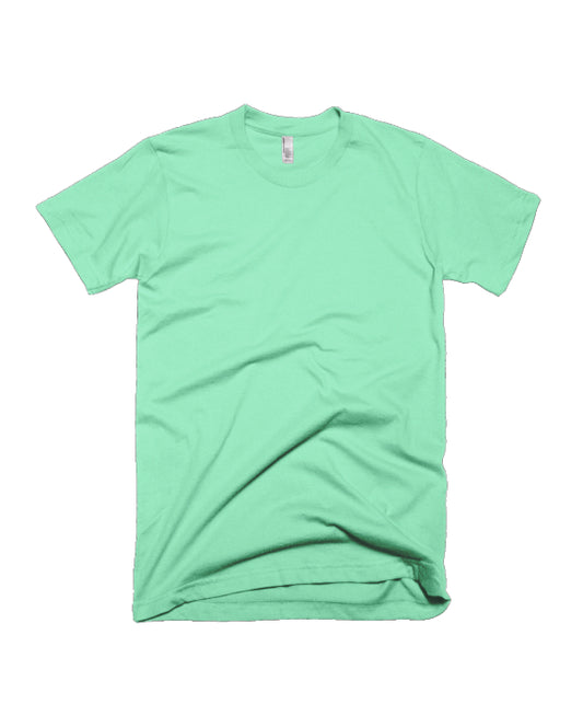 Mint Green Half Sleeve Plain T-Shirt