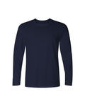 Navy Blue Full Sleeve Plain Adults T-Shirt