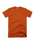 Orange Half Sleeve Plain Adults T-Shirt