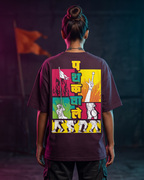Pathakwale - Grape Wine - Oversized Adults T-Shirt