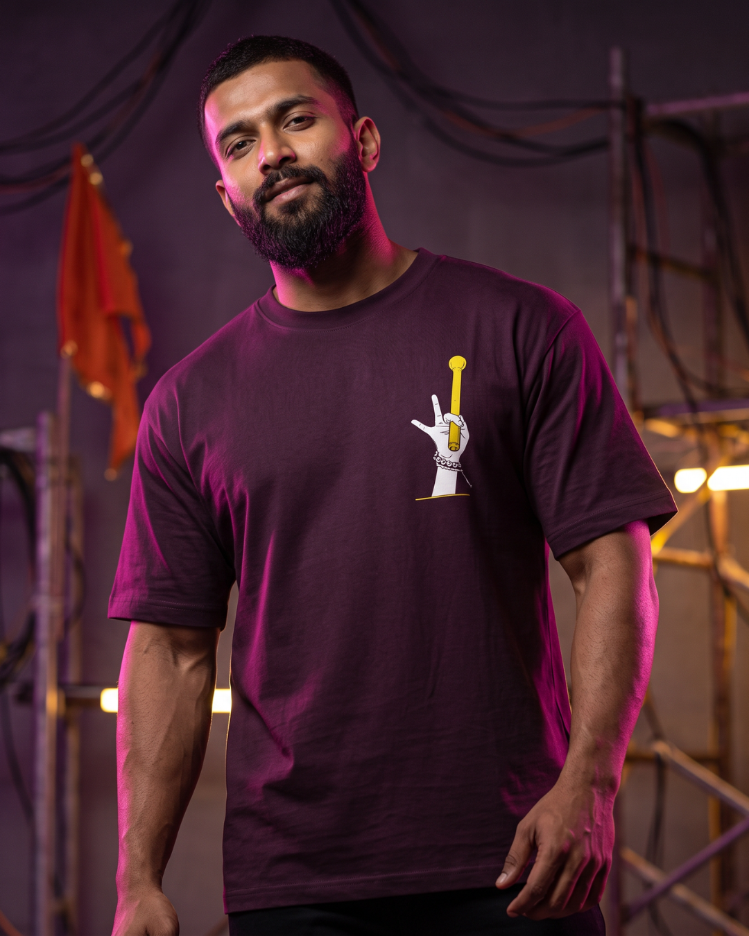 Pathakwale - Grape Wine - Oversized Adults T-Shirt