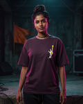 Pathakwale - Grape Wine - Unisex Oversized Adults T-Shirt