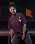 Pathakwale - Grape Wine - Oversized Adults T-Shirt
