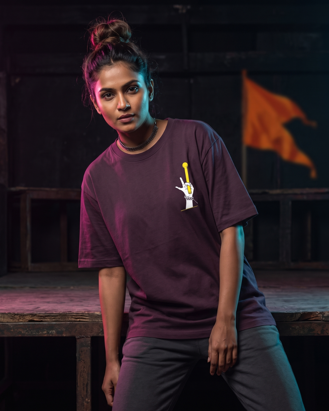 Pathakwale - Grape Wine - Oversized Adults T-Shirt