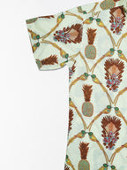 Pineapple Birds - Sanganeri Print – Men’s Pure Cotton Regular Shirt