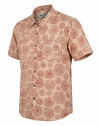 Rusty Pollens - Handblock Print - Men’s Pure Cotton Regular Shirt