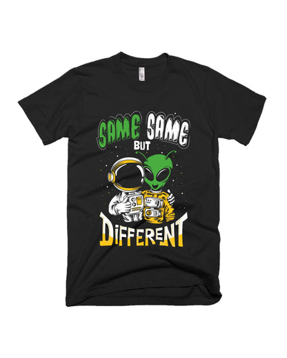 Same Different – Black - Unisex Adults T-shirt