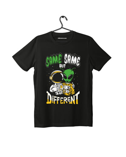 Same Different - Black - Unisex Kids T-shirt