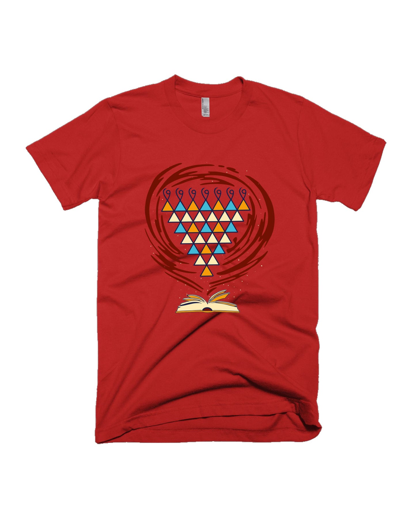 Saraswati - Red - Unisex Adults T-shirt