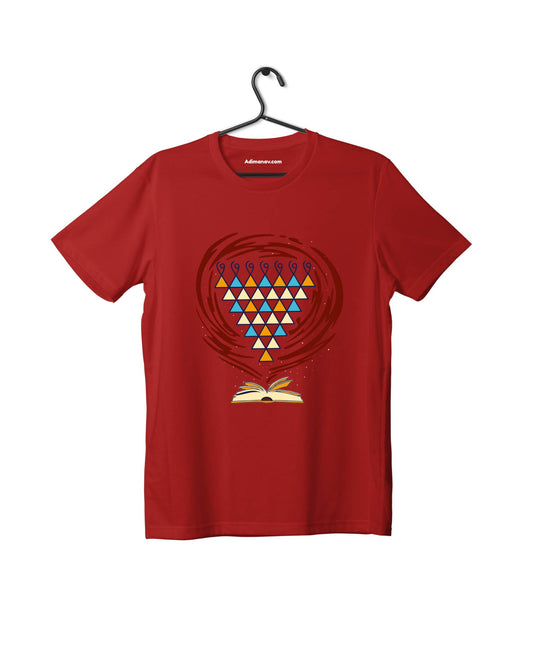 Saraswati - Red - Unisex Kids T-shirt