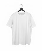 Solid White - Unisex Oversized Adults T-shirt