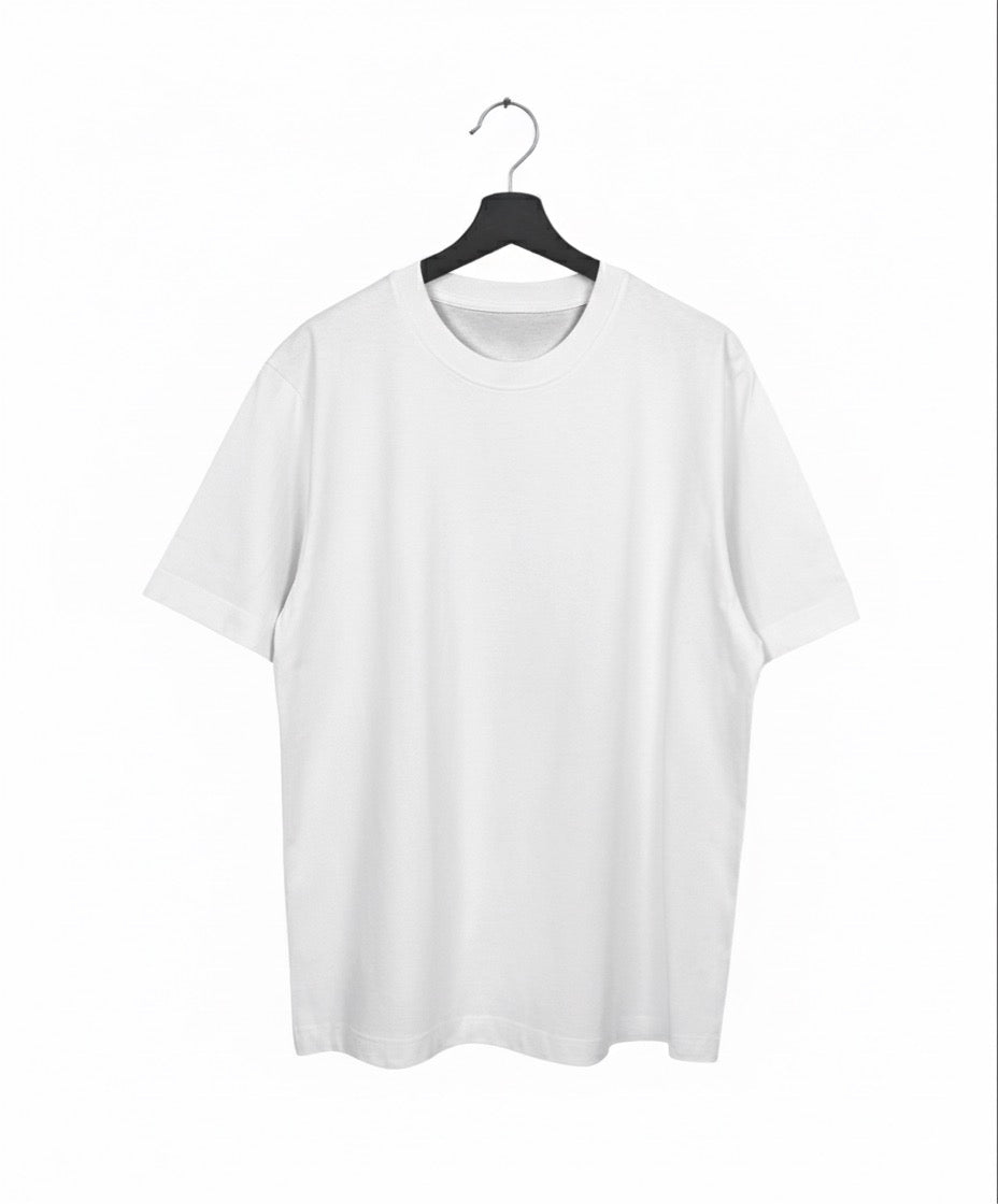 Solid White - Unisex Oversized Adults T-shirt