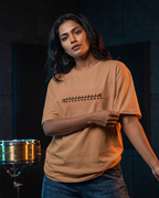 Tarri Vitruvian - Light Caramel - Oversized Adults T-Shirt