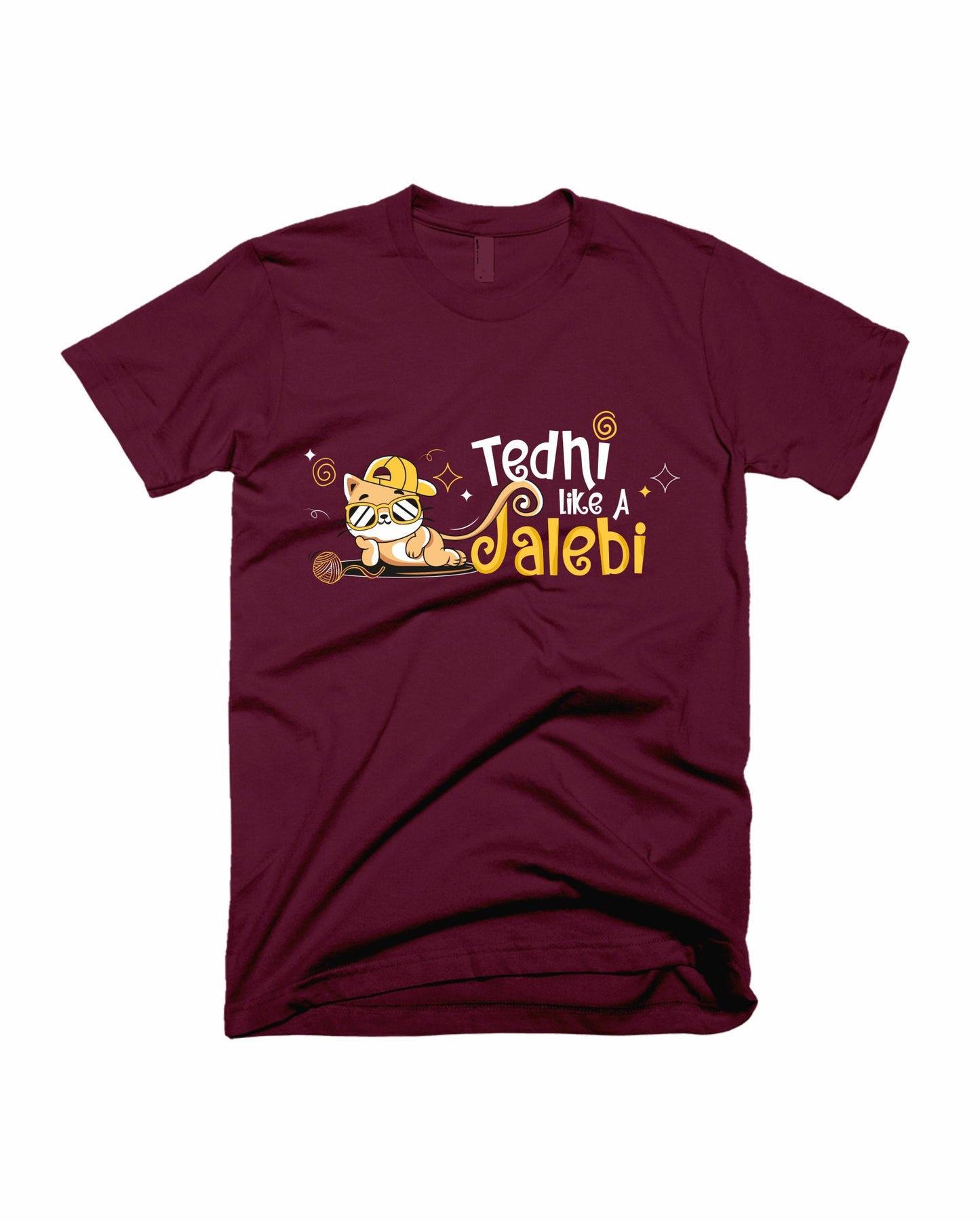 Tedhi Like Jalebi - Maroon - Women's T-shirt