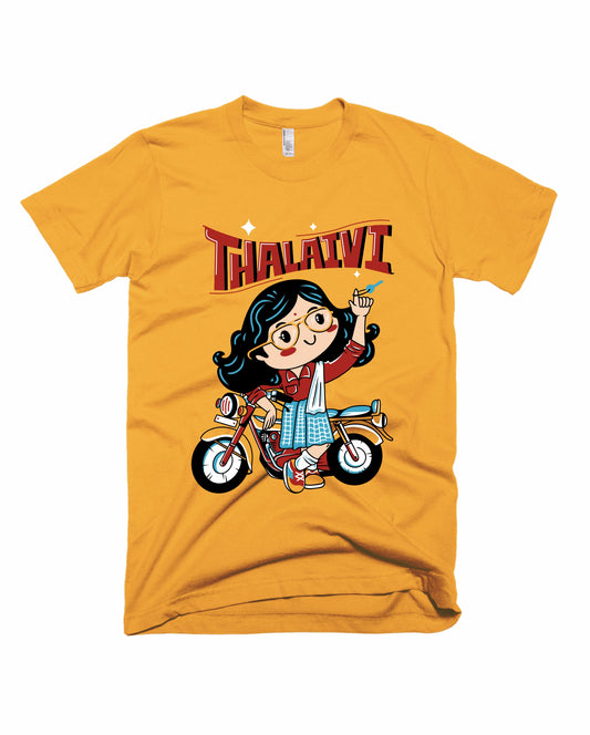 Thalaivi - Yellow - Unisex Adults T-shirt