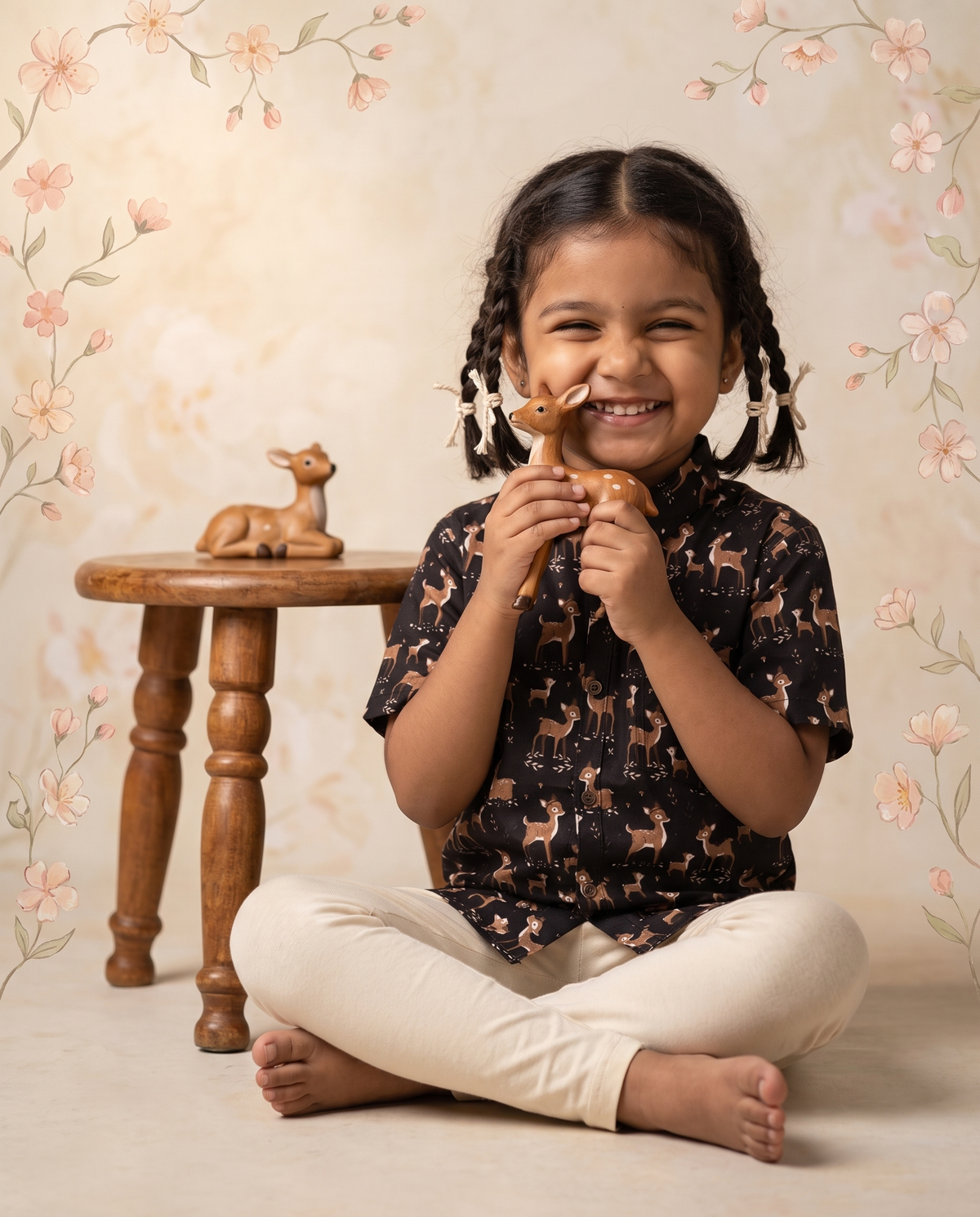 The Bambi Night - Kids Pure Cotton Printed Shirt